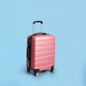 20" Carry On Luggage Case - Rose Gold