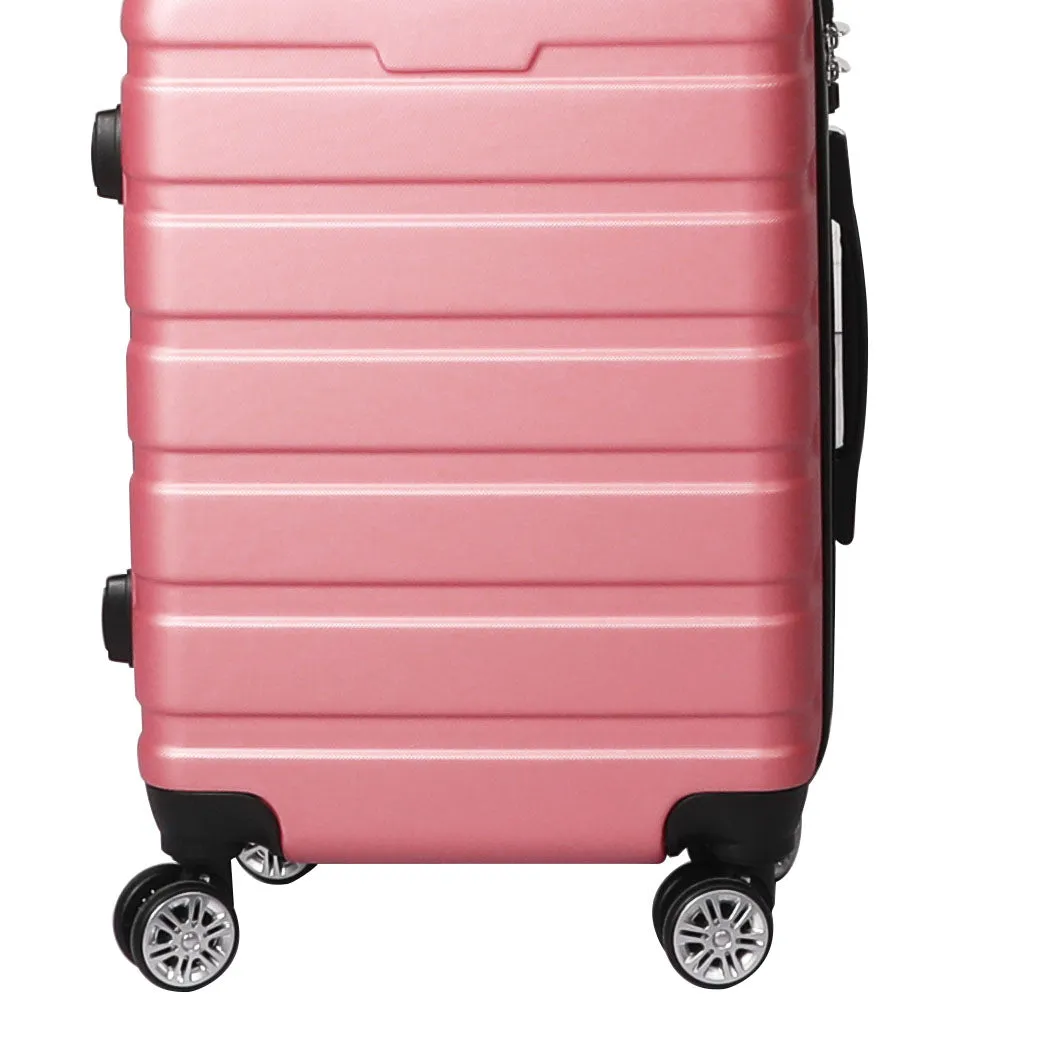 20" Carry On Luggage Case - Rose Gold