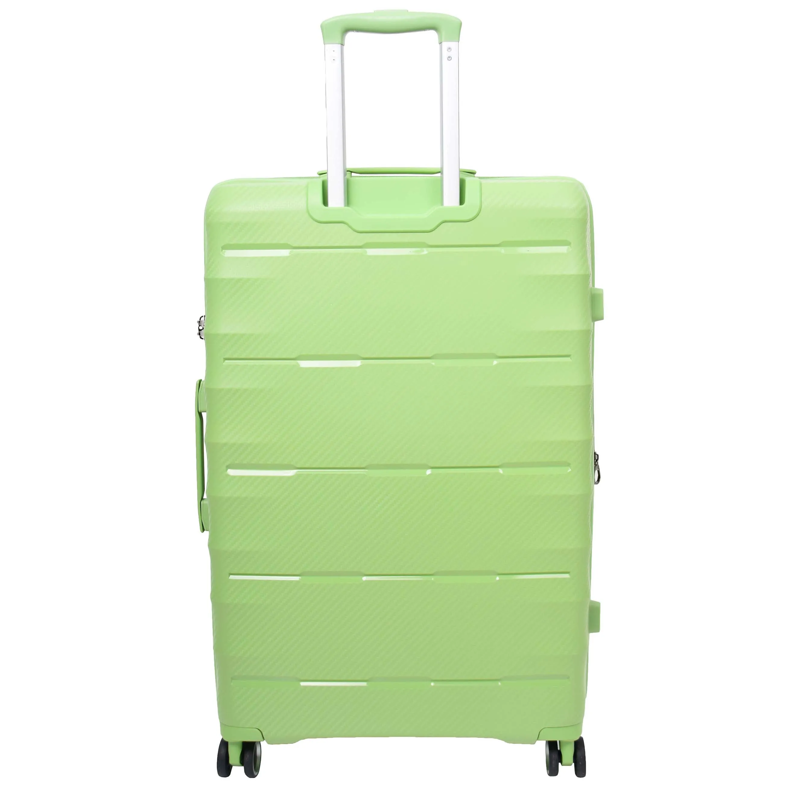 8 Wheeled Expandable ABS Luggage Miyazaki Lime Green