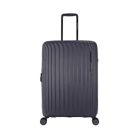 ALAIN DELON AD-1016 24" Polypropylene Double-Wheel Expandable Hard Case Spinner - Grey