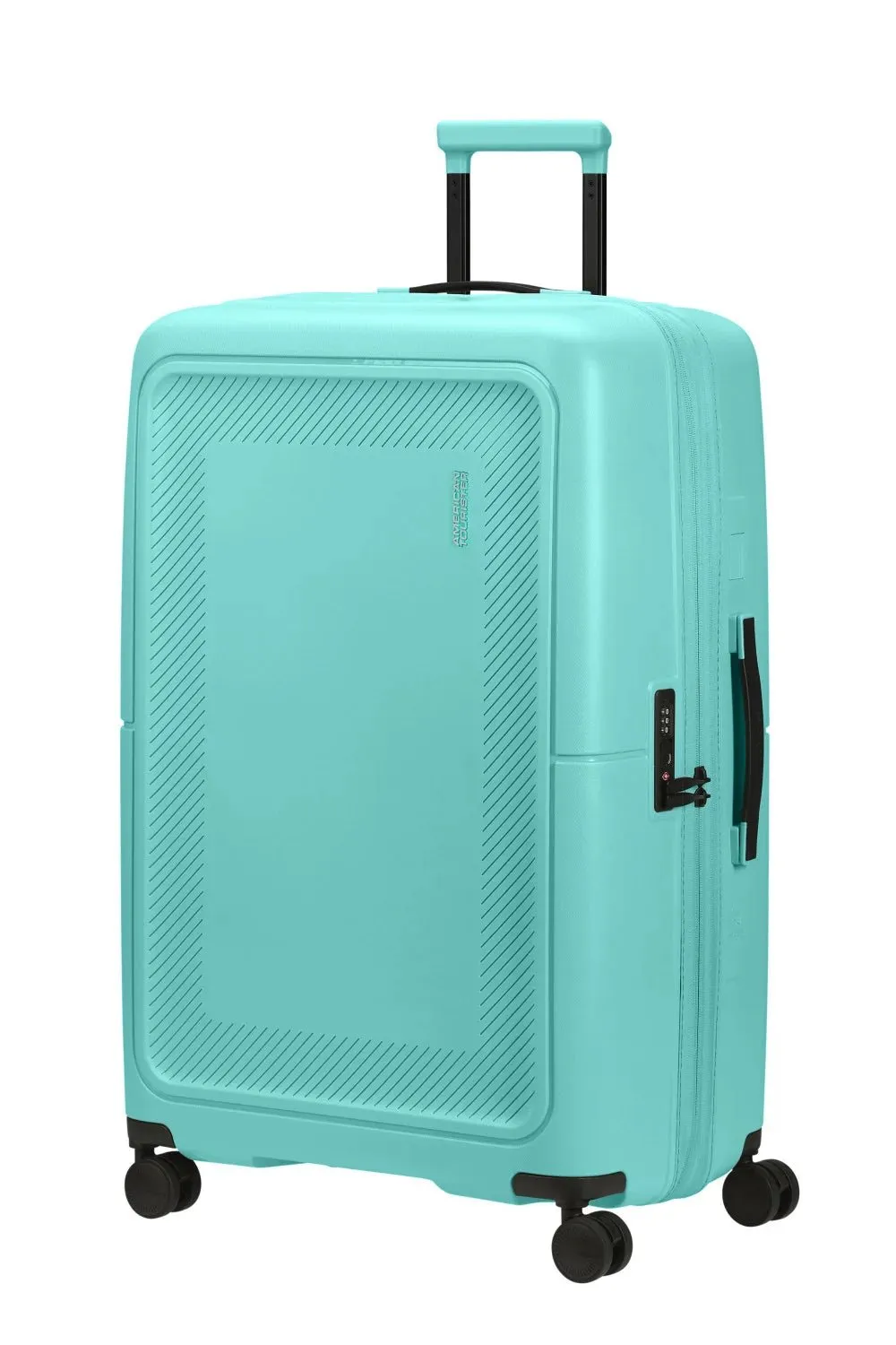 American Tourister Dashpop 77cm Large Spinner - Expandable | Aqua Sky