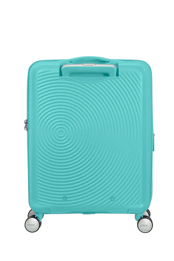 American Tourister Soundbox 55cm Cabin Spinner - Expandable | Poolside Blue