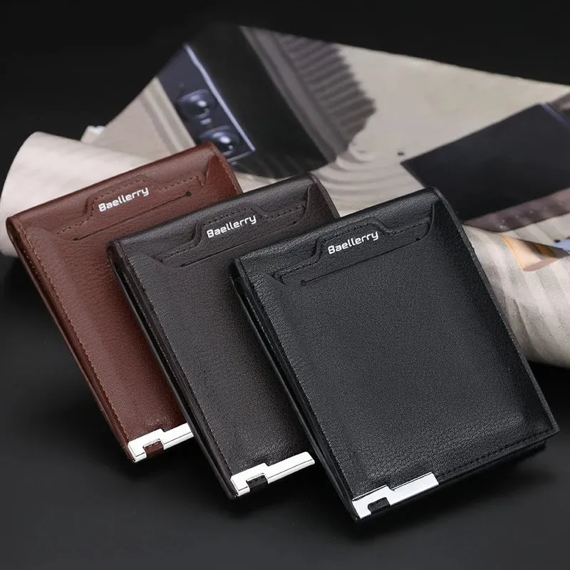 Baellerry Slim Soft PU Leather Wallet with Cardholder