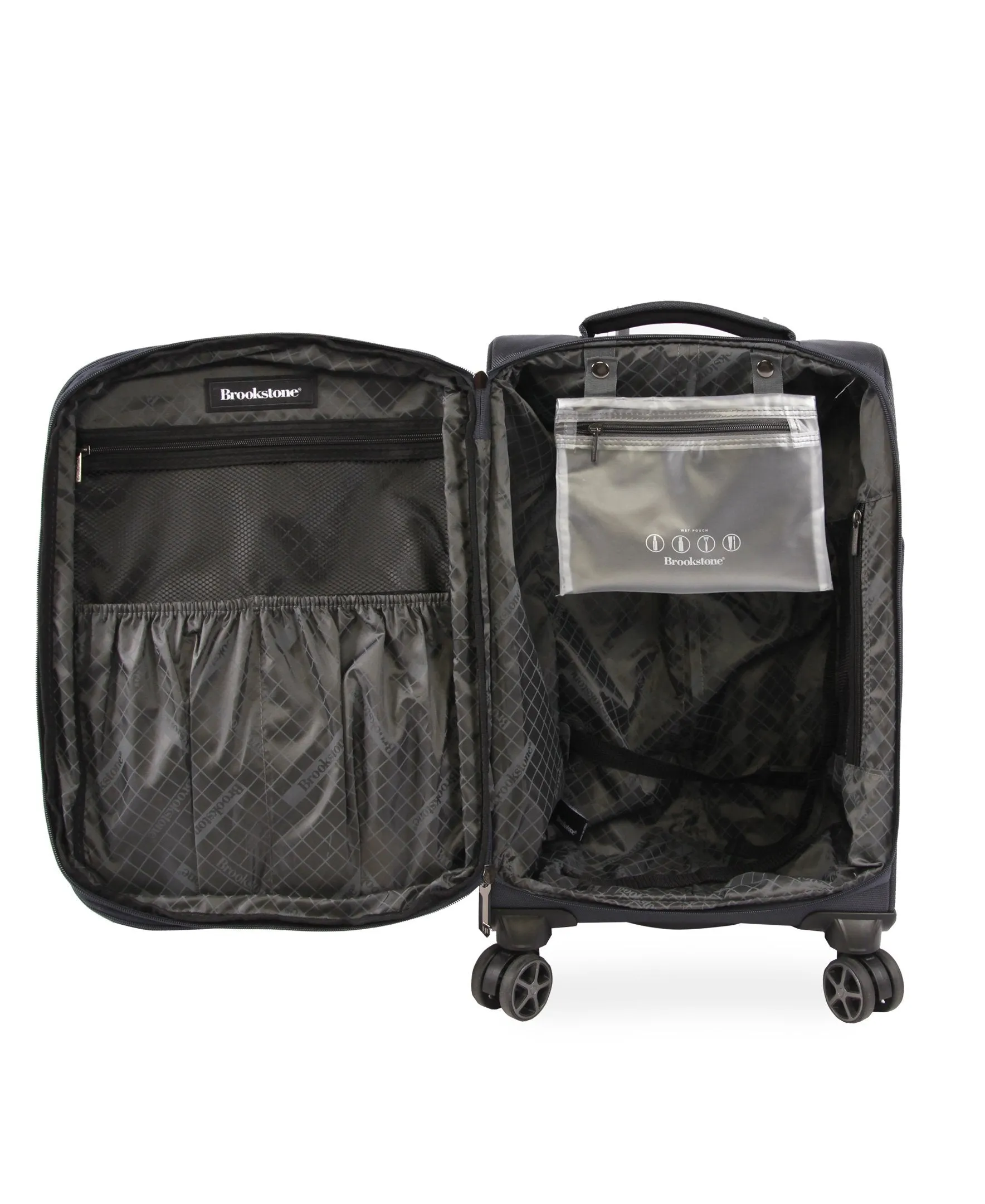 Brookstone Harbor 21" Softside Carry-On Spinner