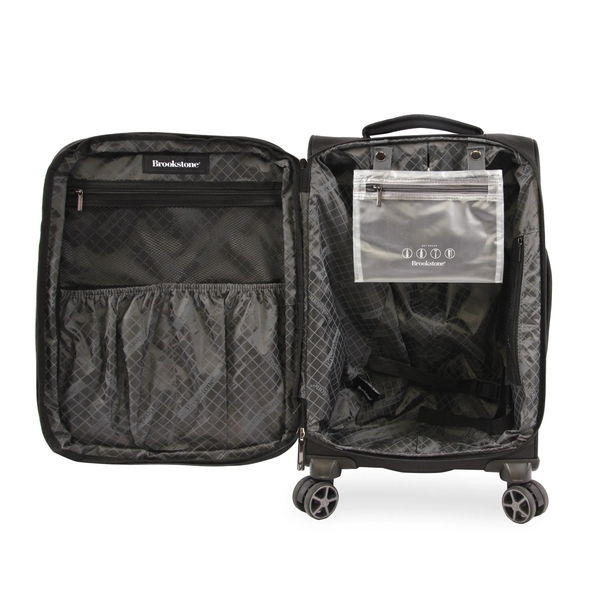 Brookstone Harbor 21" Softside Carry-On Spinner