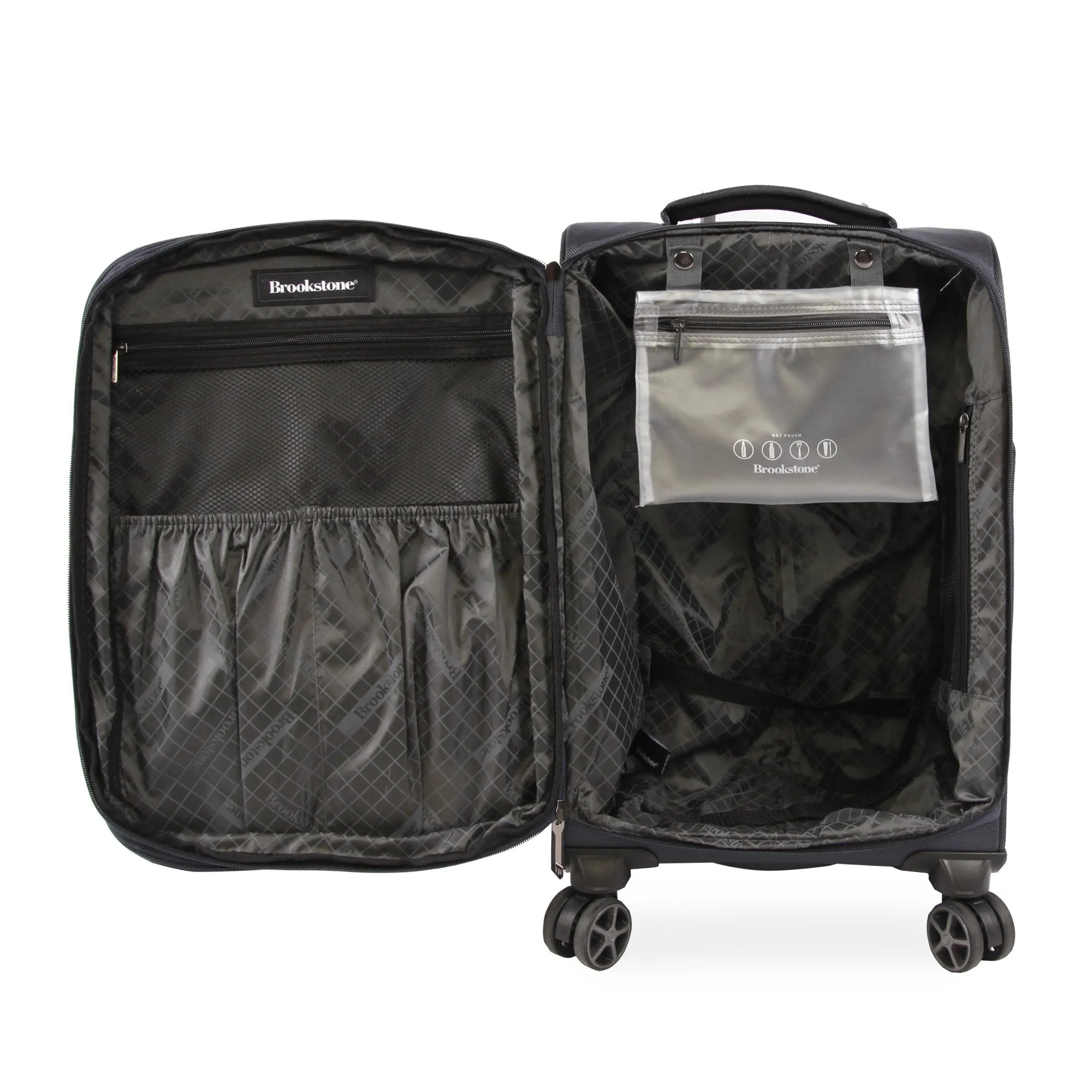 Brookstone Harbor 21" Softside Carry-On Spinner