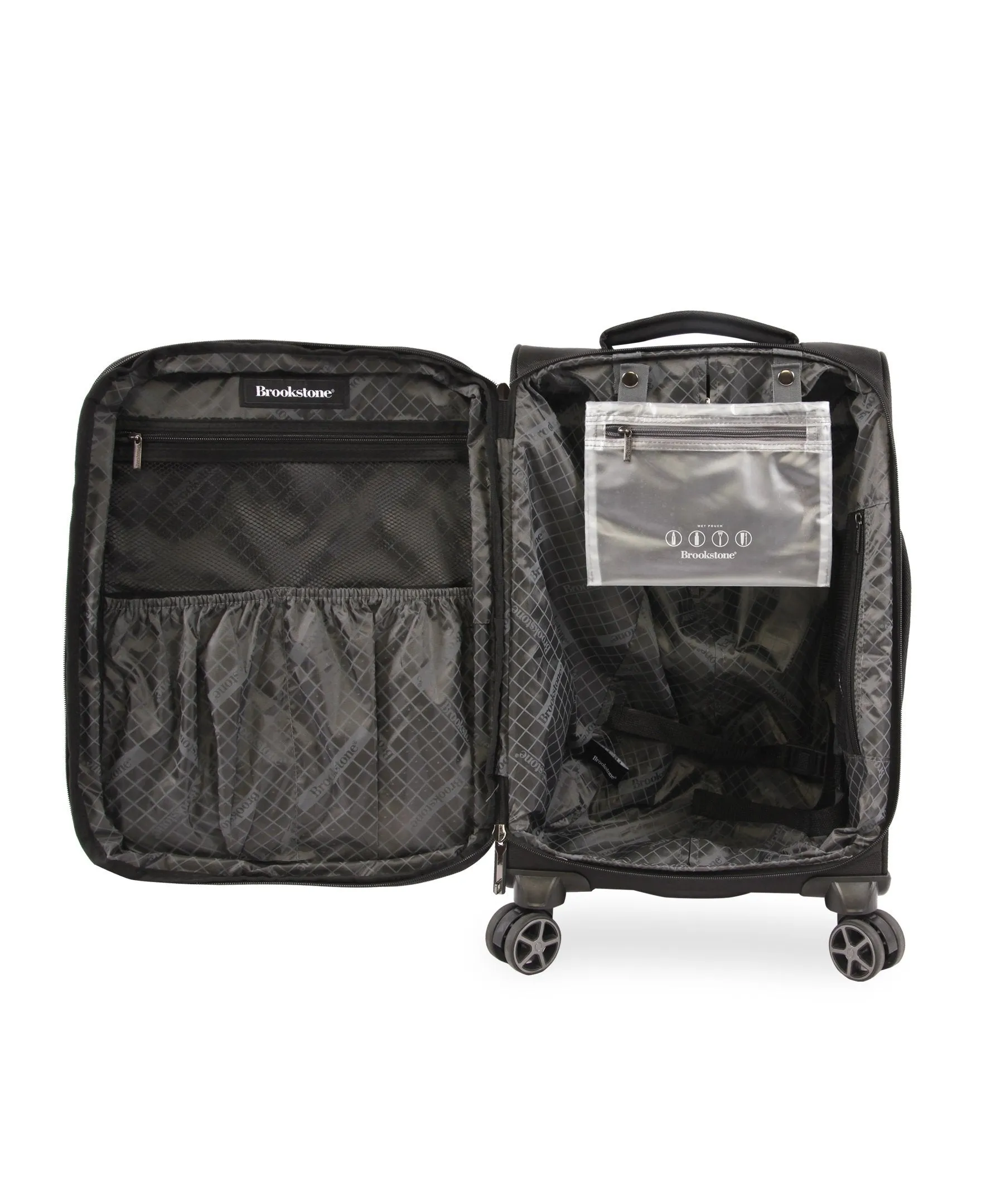 Brookstone Harbor 21" Softside Carry-On Spinner