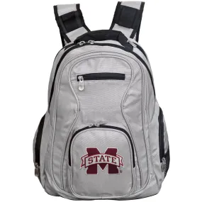 Bulldogs Backpack | Mississippi State Bulldogs Laptop Backpack- Gray