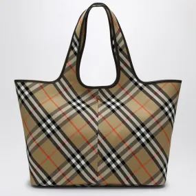 Burberry Medium Tote Bag Check Women