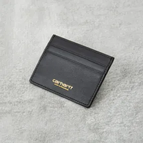 Carhartt WIP Vegas Cardholder - Black / Gold