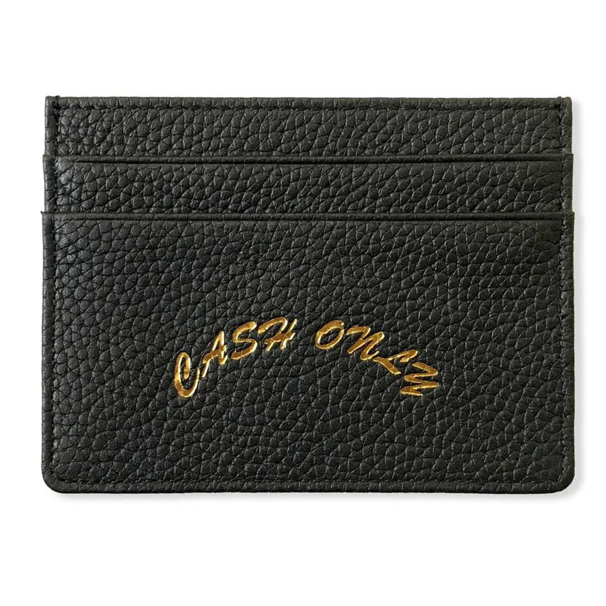 Cash Only - Leather Cardholder Black