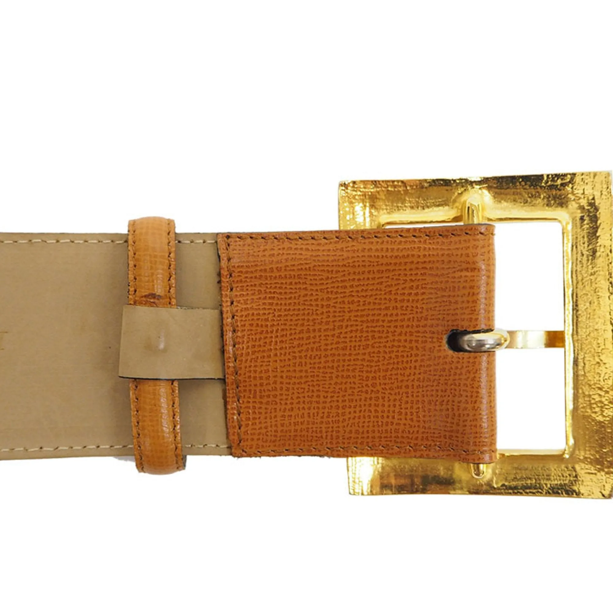 CHRISTIAN DIOR Vintage Parisienne Belt Camel