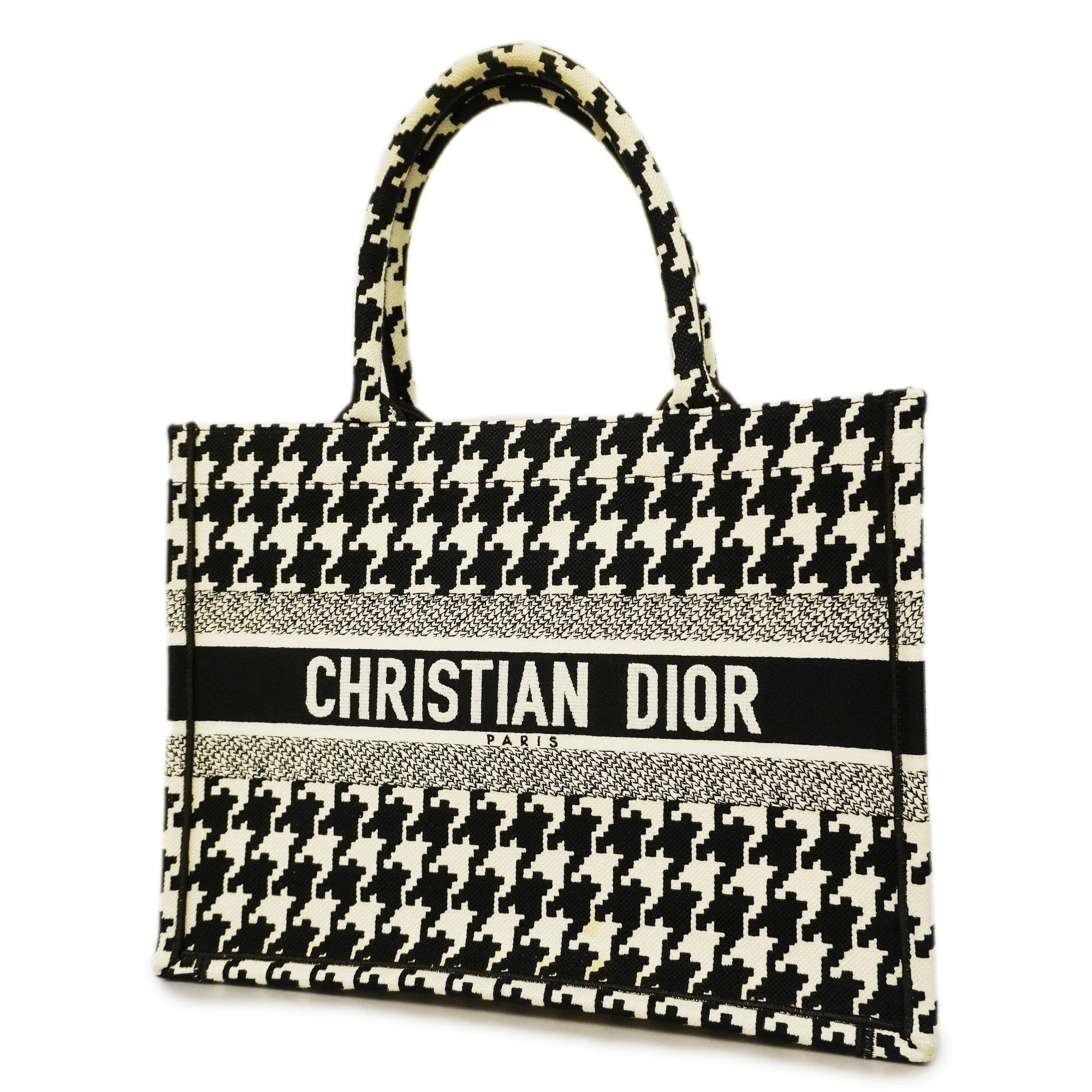 CHRISTIAN DIORAuth  Book Tote Women's Canvas Tote Bag Black