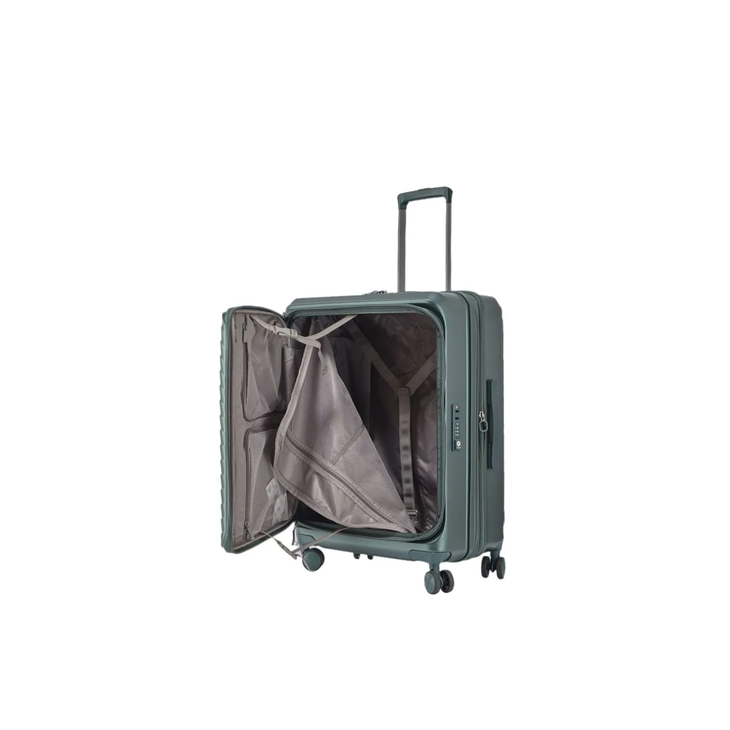 CROSSING INVI 24" Medium Expandable Luggage With Front Access Opening