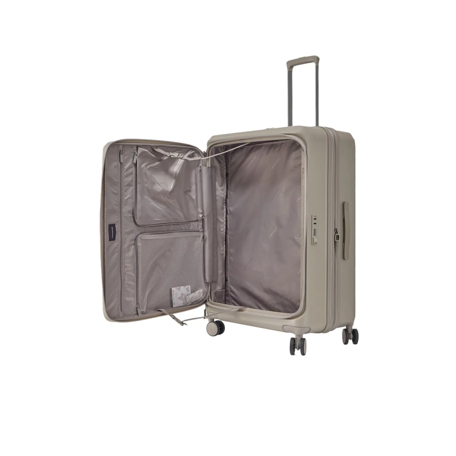 CROSSING INVI 24" Medium Expandable Luggage With Front Access Opening