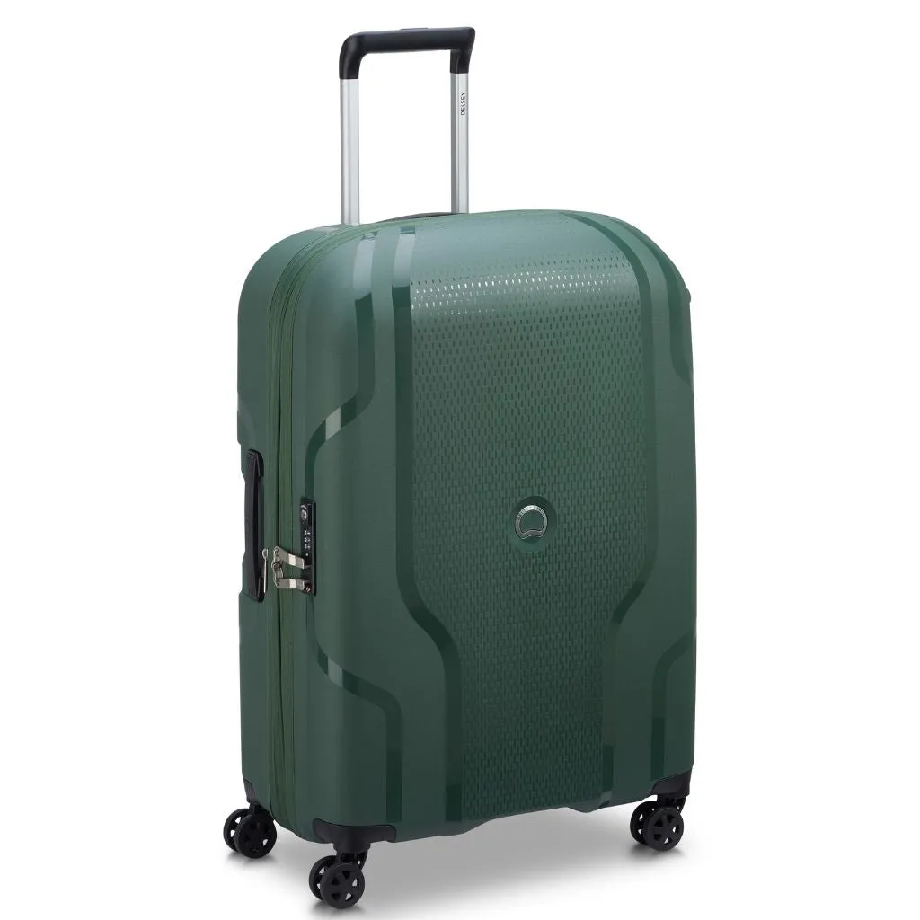 Delsey Clavel MR 71cm Medium Hardsided Spinner Luggage - Deep Green