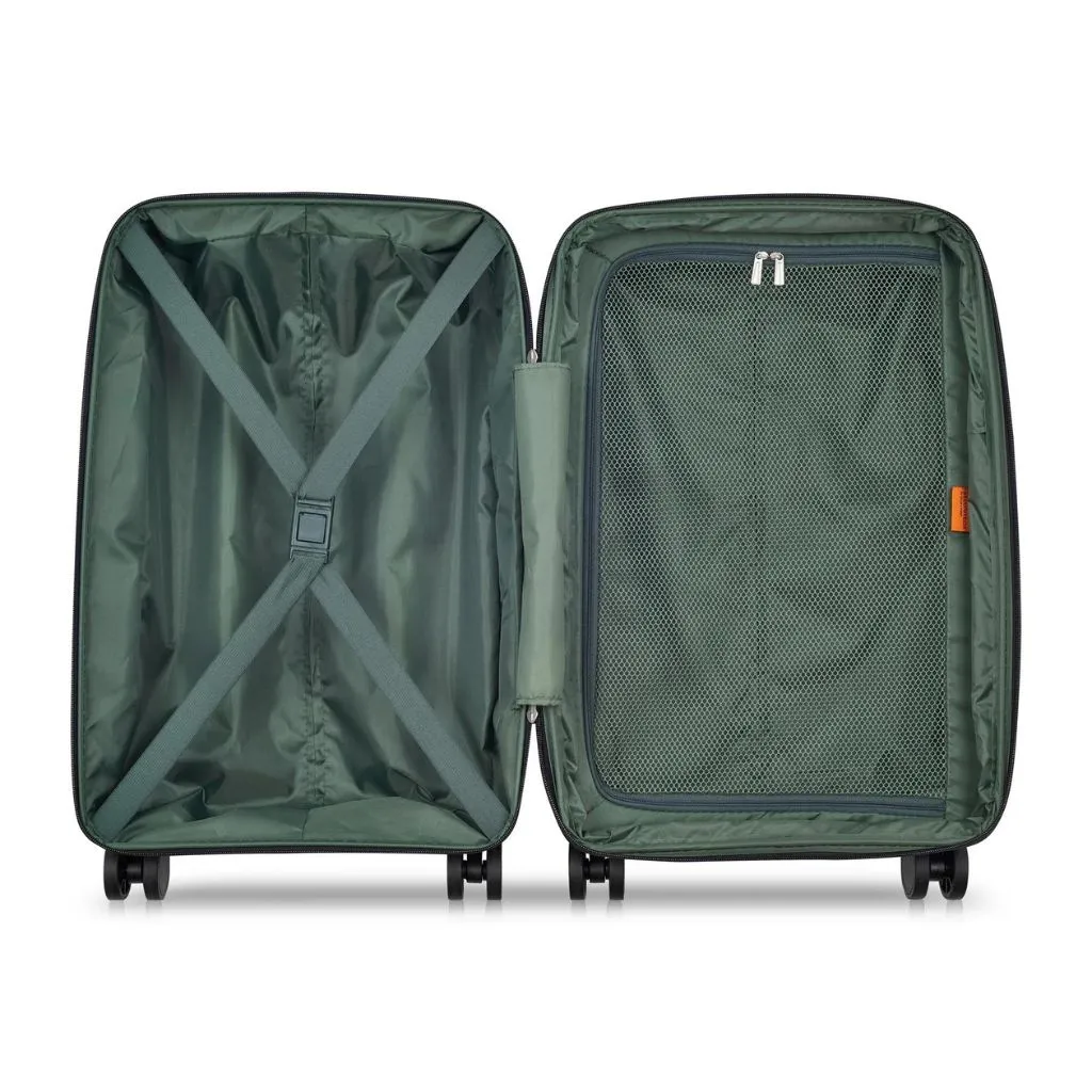 Delsey Securitech Dune Exp Cabin Hardsided Luggage - Green