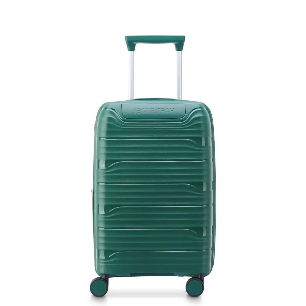 Delsey Securitech Dune Exp Cabin Hardsided Luggage - Green