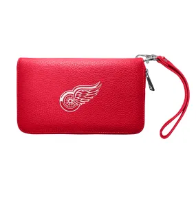 Detroit Red Wings Zip Organizer Wallet Pebble