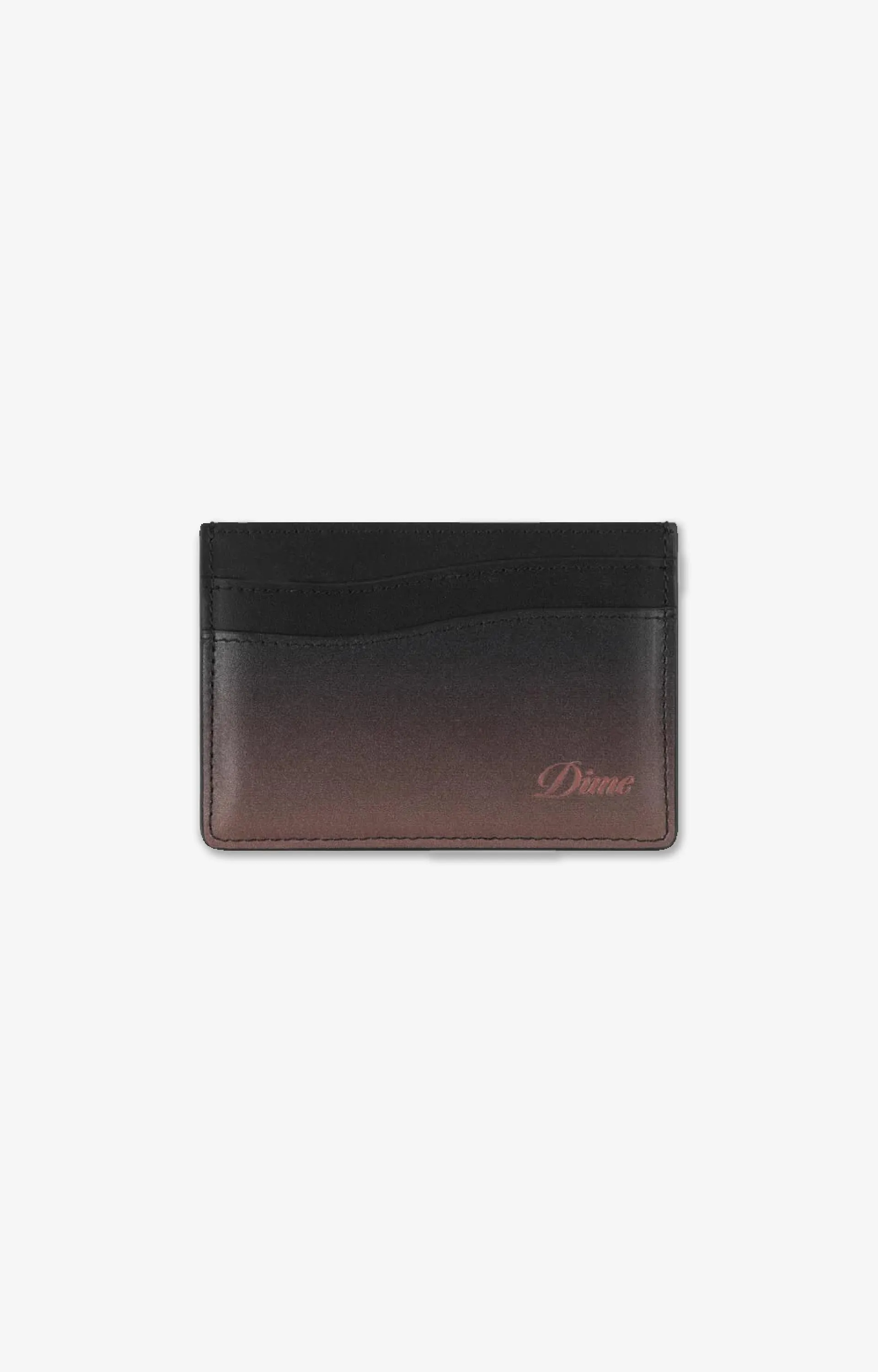 Dime Cursive Gradient Cardholder,  Copper