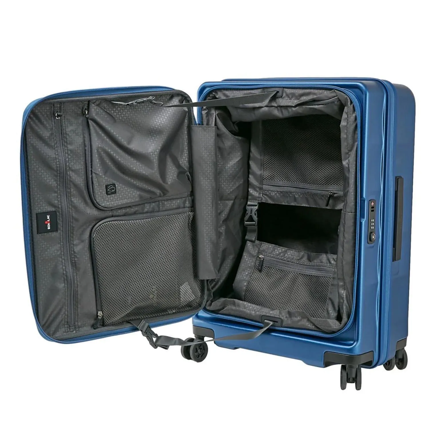 Echolac Square FX 24" Carry On Expandable Luggage With Front Access Opening