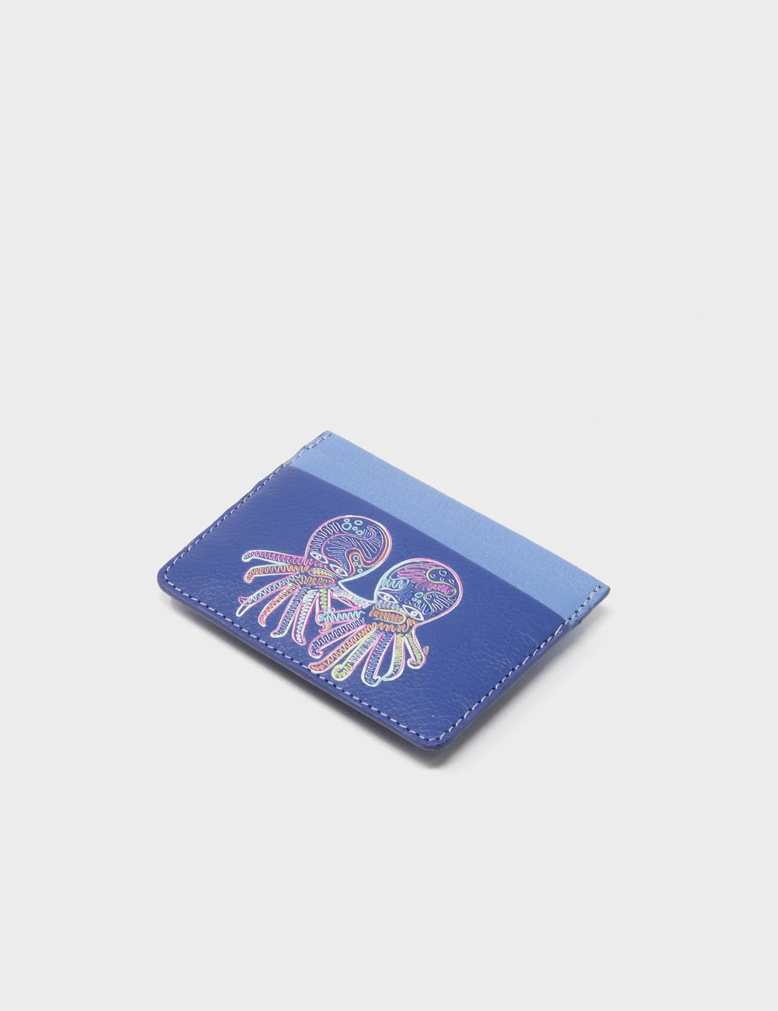 Filium Baja Blue Leather Cardholder - Studio O.C.T.O