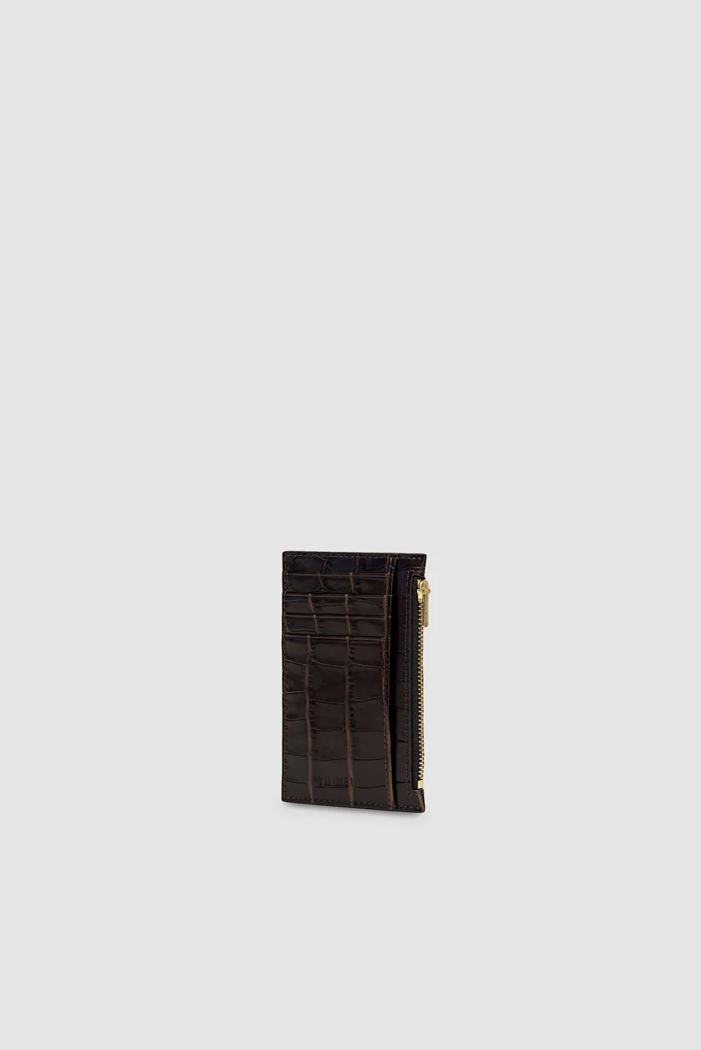 Frank Cardholder - Scorched Sienna Croc