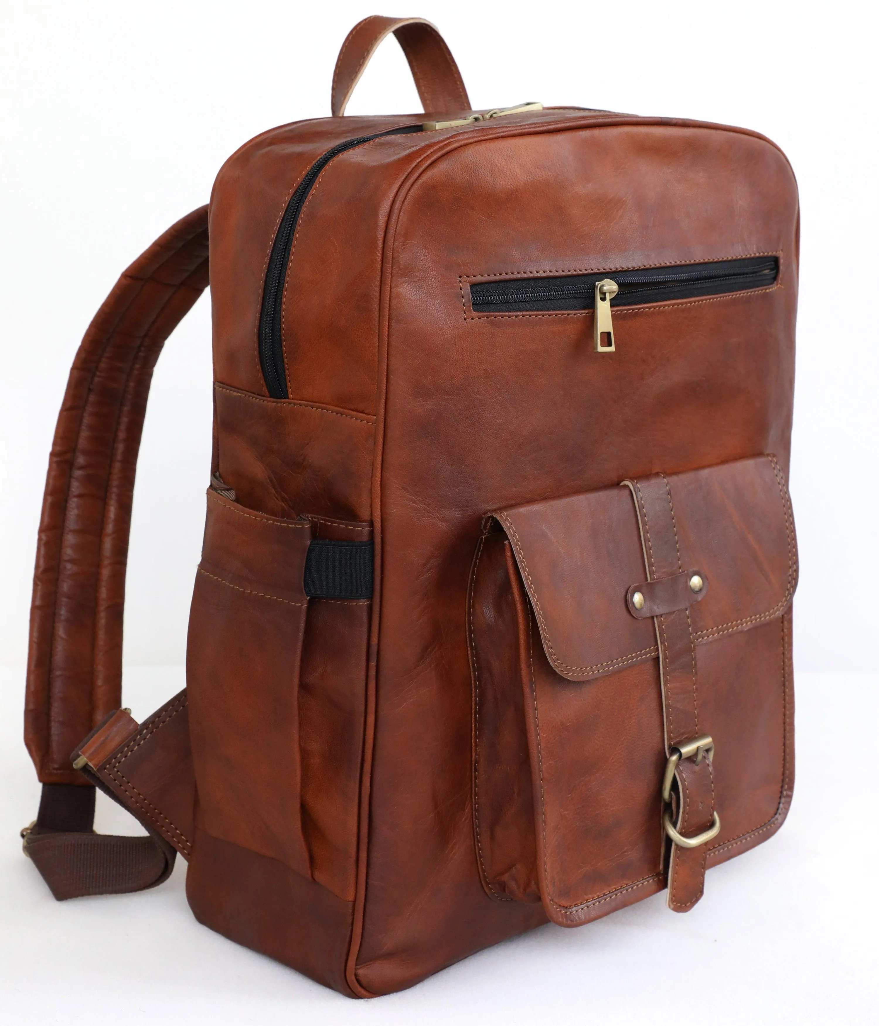 Genuine 15.6-inch Vintage Laptop Backpack Retro Travel & Work Rucksack