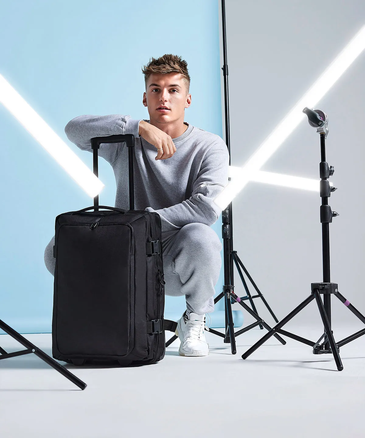 Grey Marl - Escape carry-on wheelie