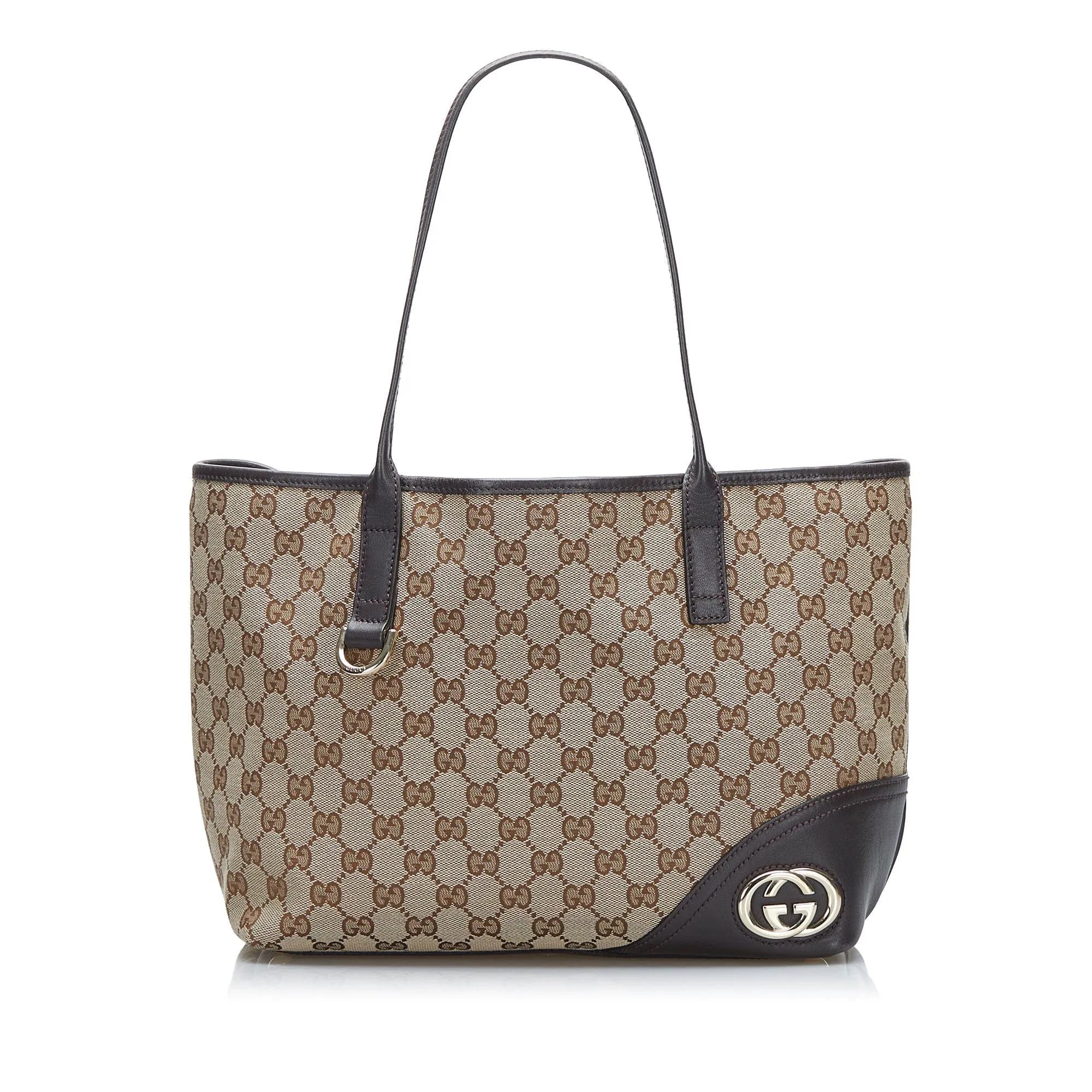 Gucci New Britt Brown GG Canvas