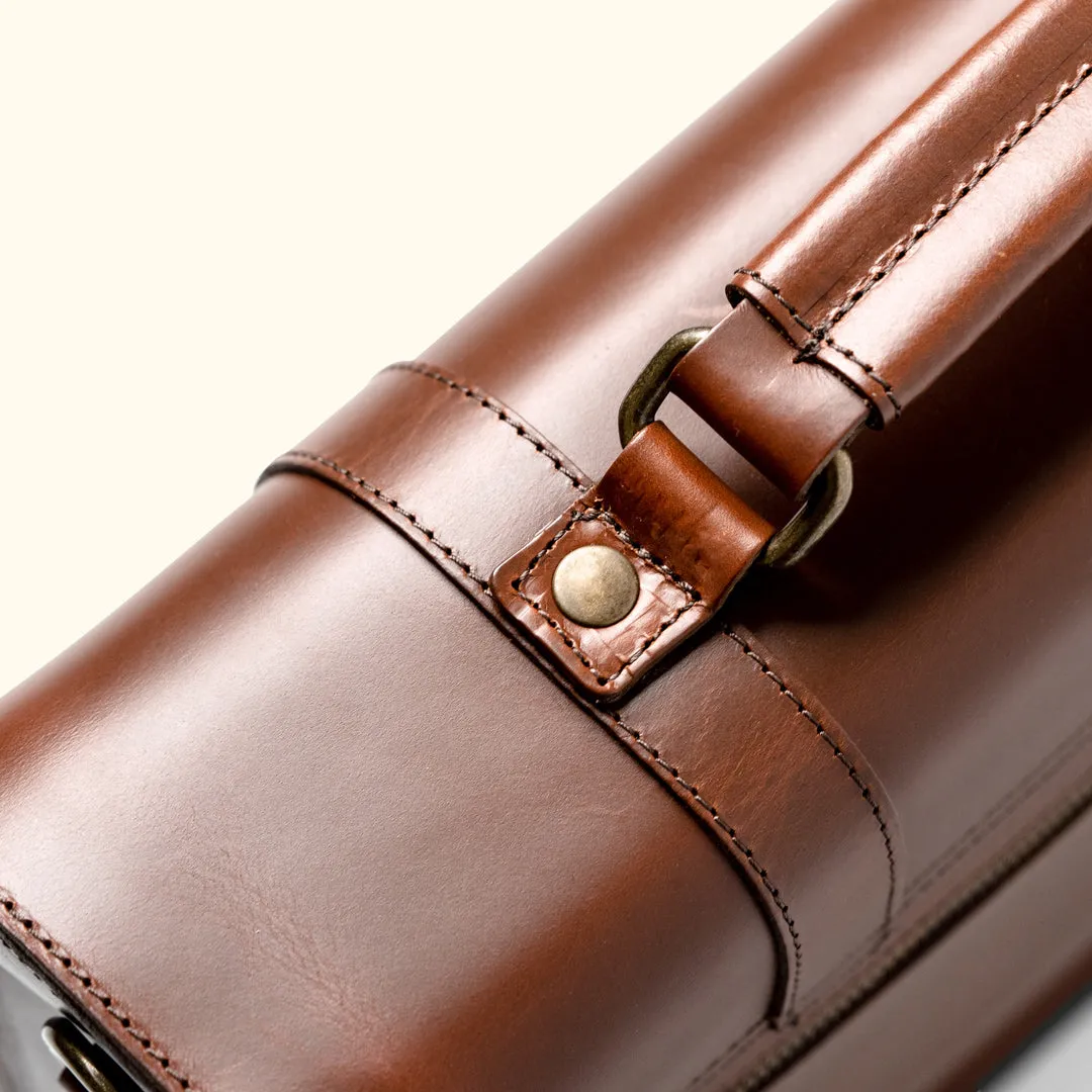 Jefferson Messenger Bag | Mahogany