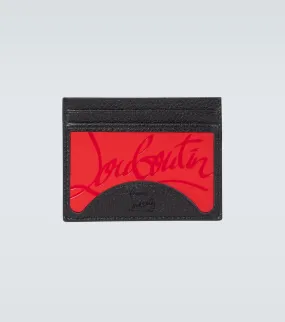 Kios Christian Louboutin sneaker cardholder, black