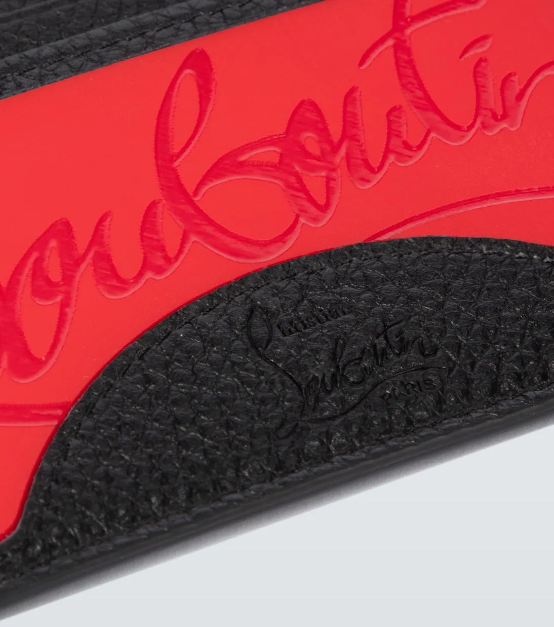 Kios Christian Louboutin sneaker cardholder, black