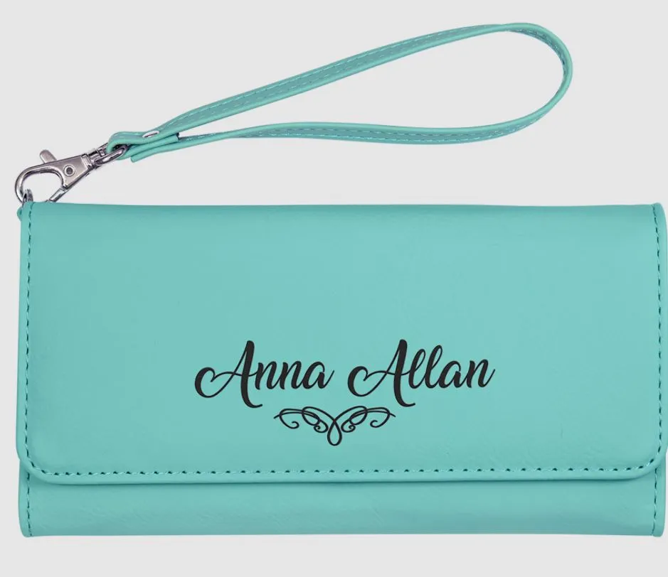 Leatherette Wristlet