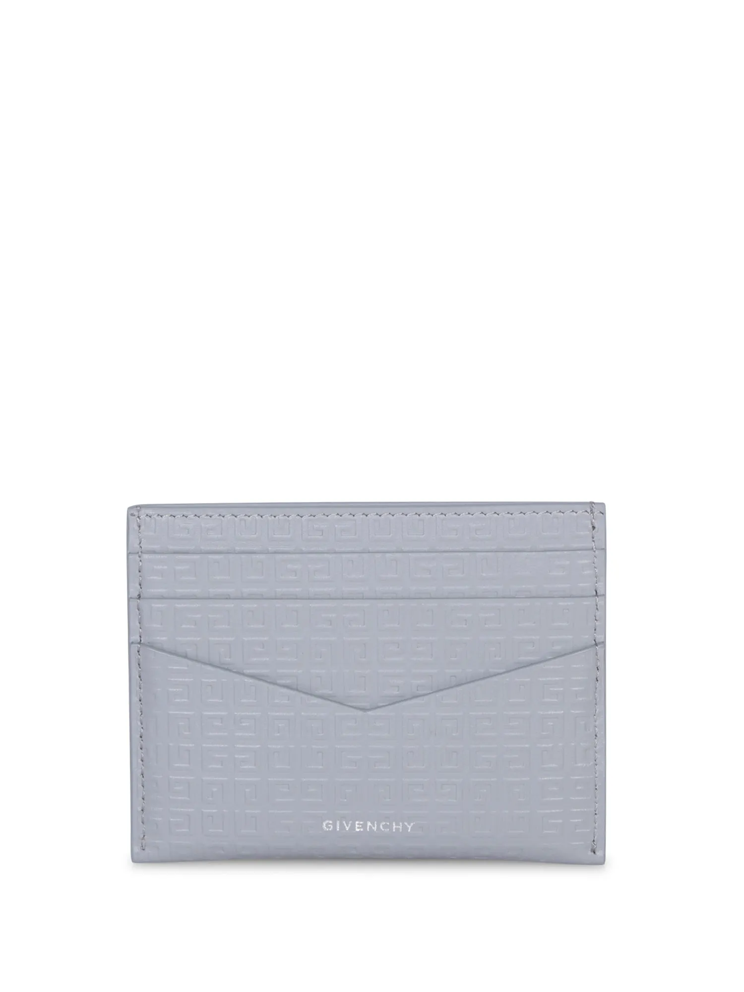 Lettering logo grey cardholder