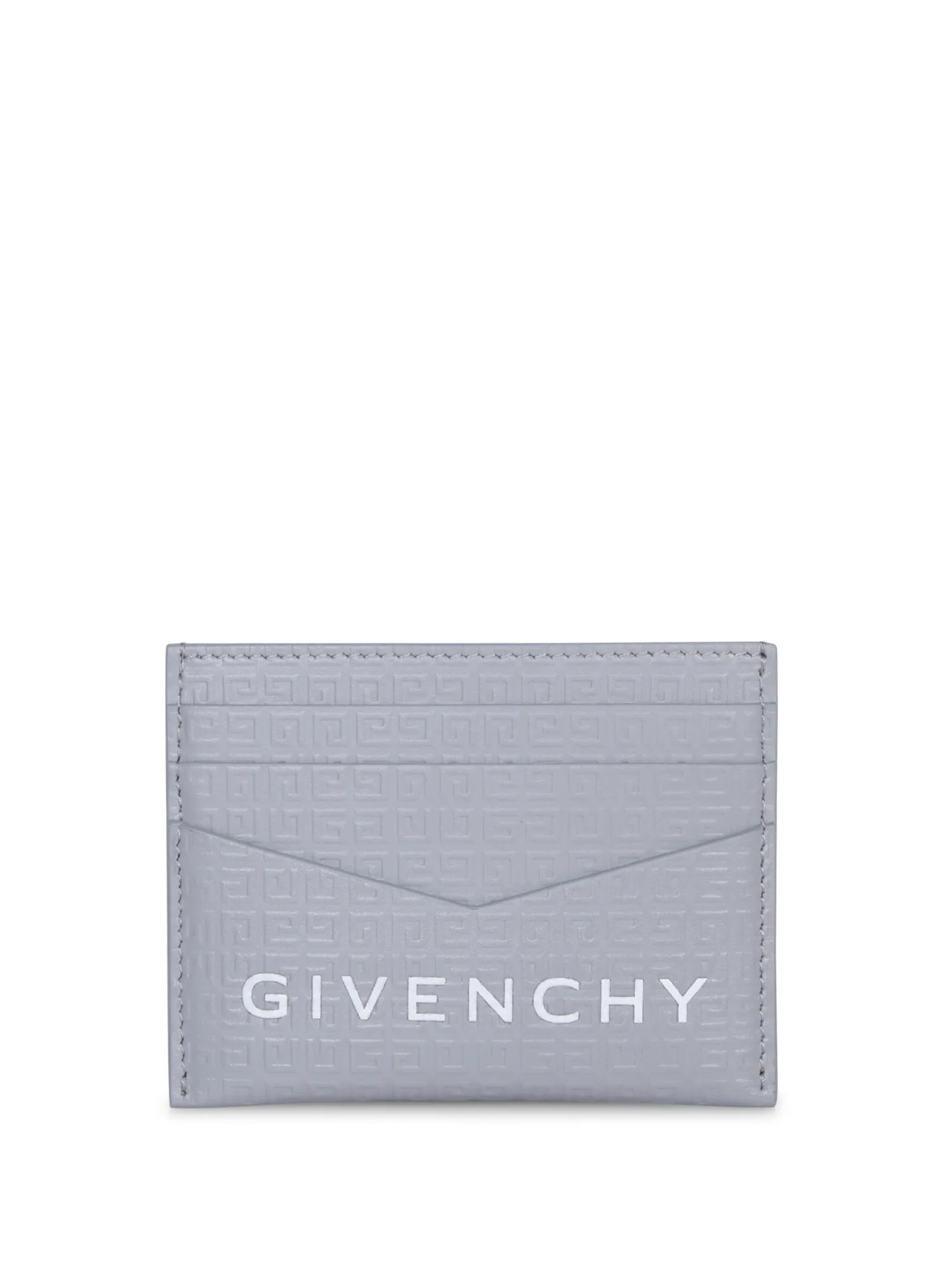 Lettering logo grey cardholder