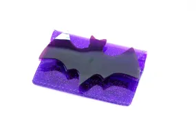 Liquid Glitter Bat Cardholder by Electric Bubblegum