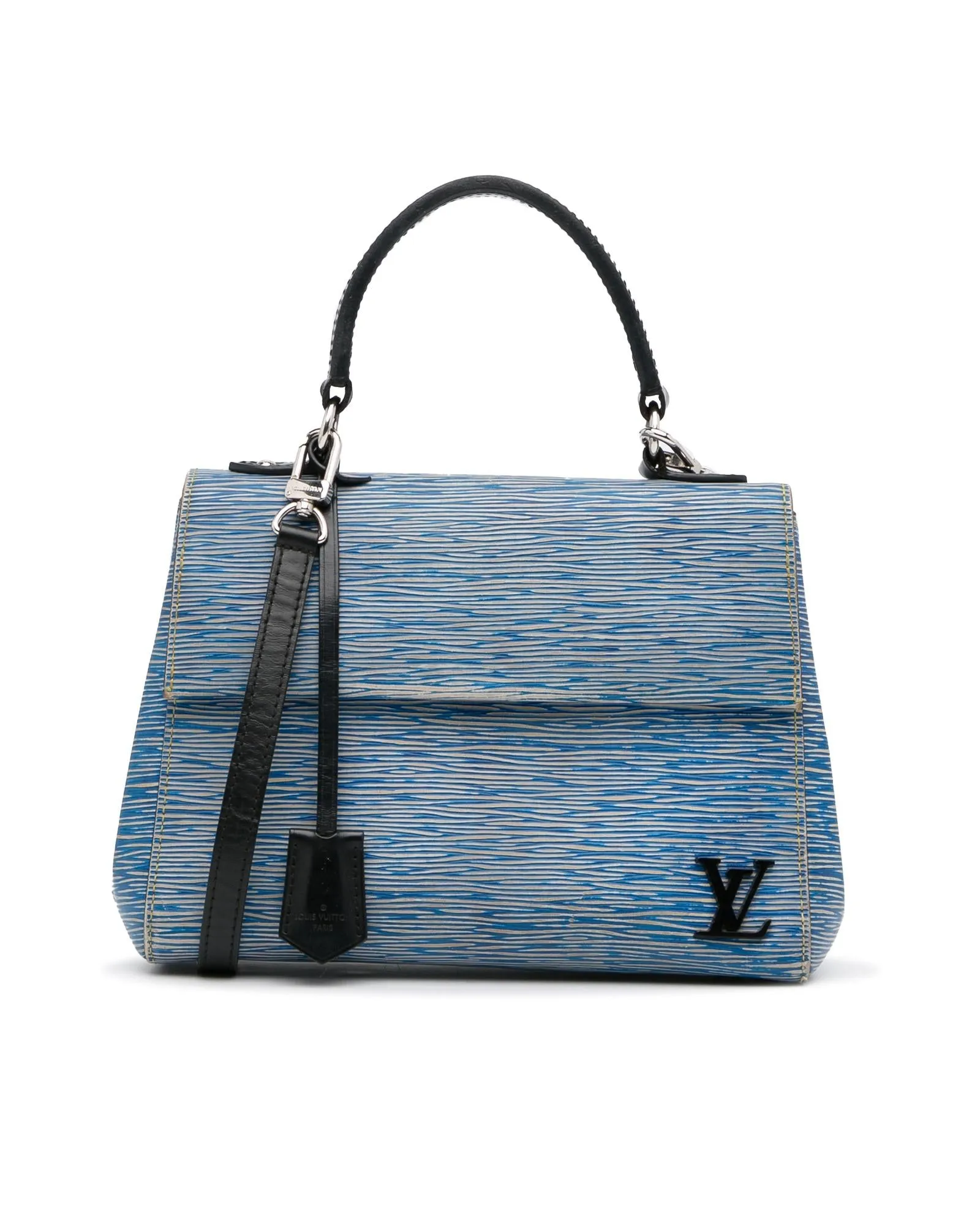 Louis Vuitton Alma BB Epi Leather Handbag in Blue