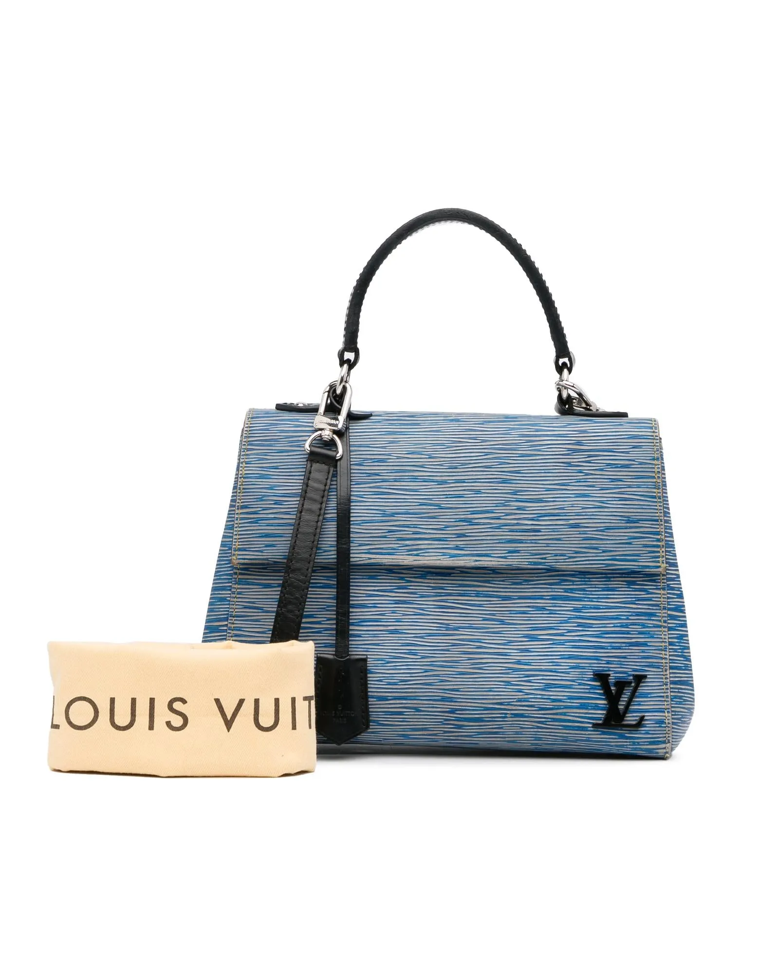 Louis Vuitton Alma BB Epi Leather Handbag in Blue