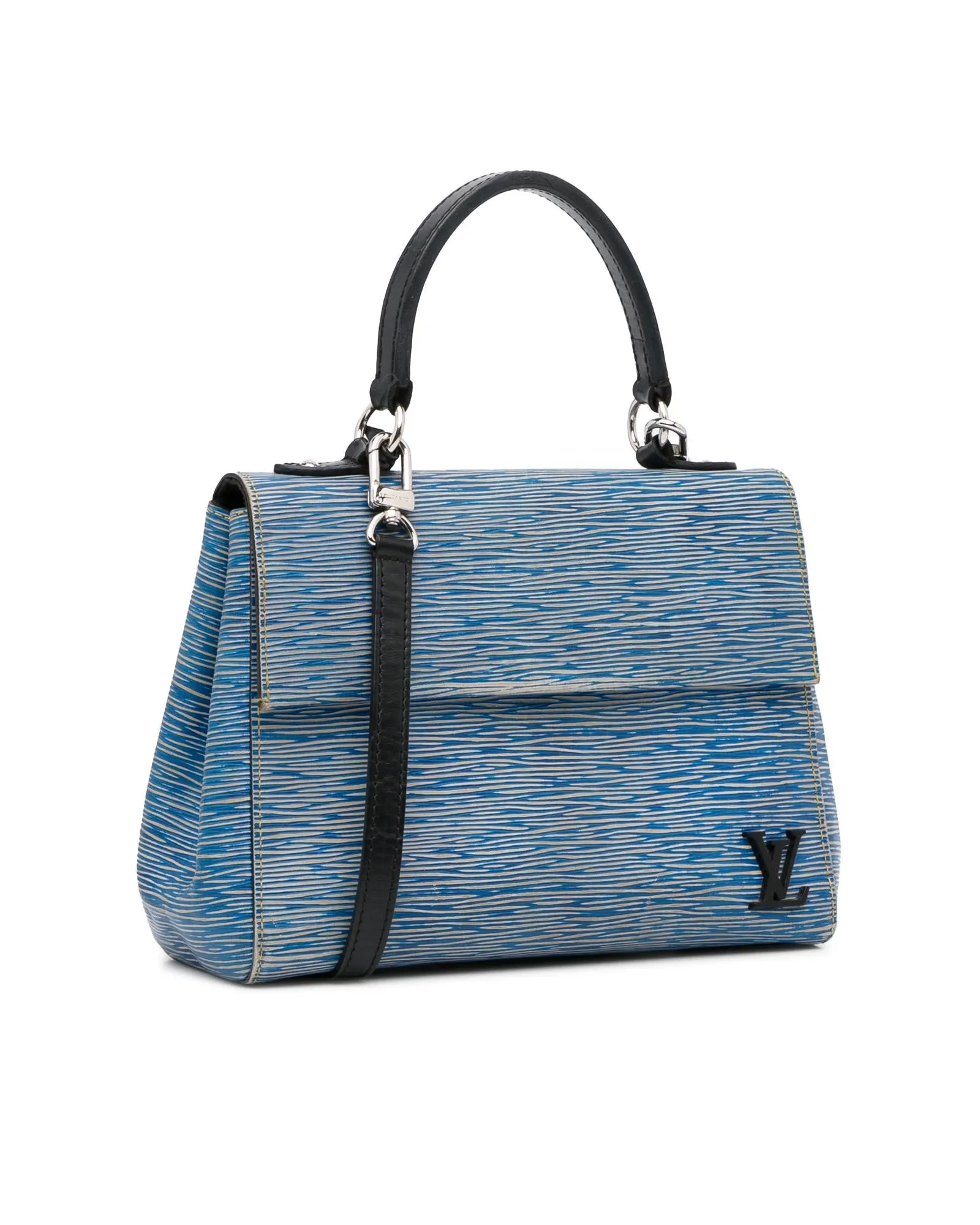 Louis Vuitton Alma BB Epi Leather Handbag in Blue