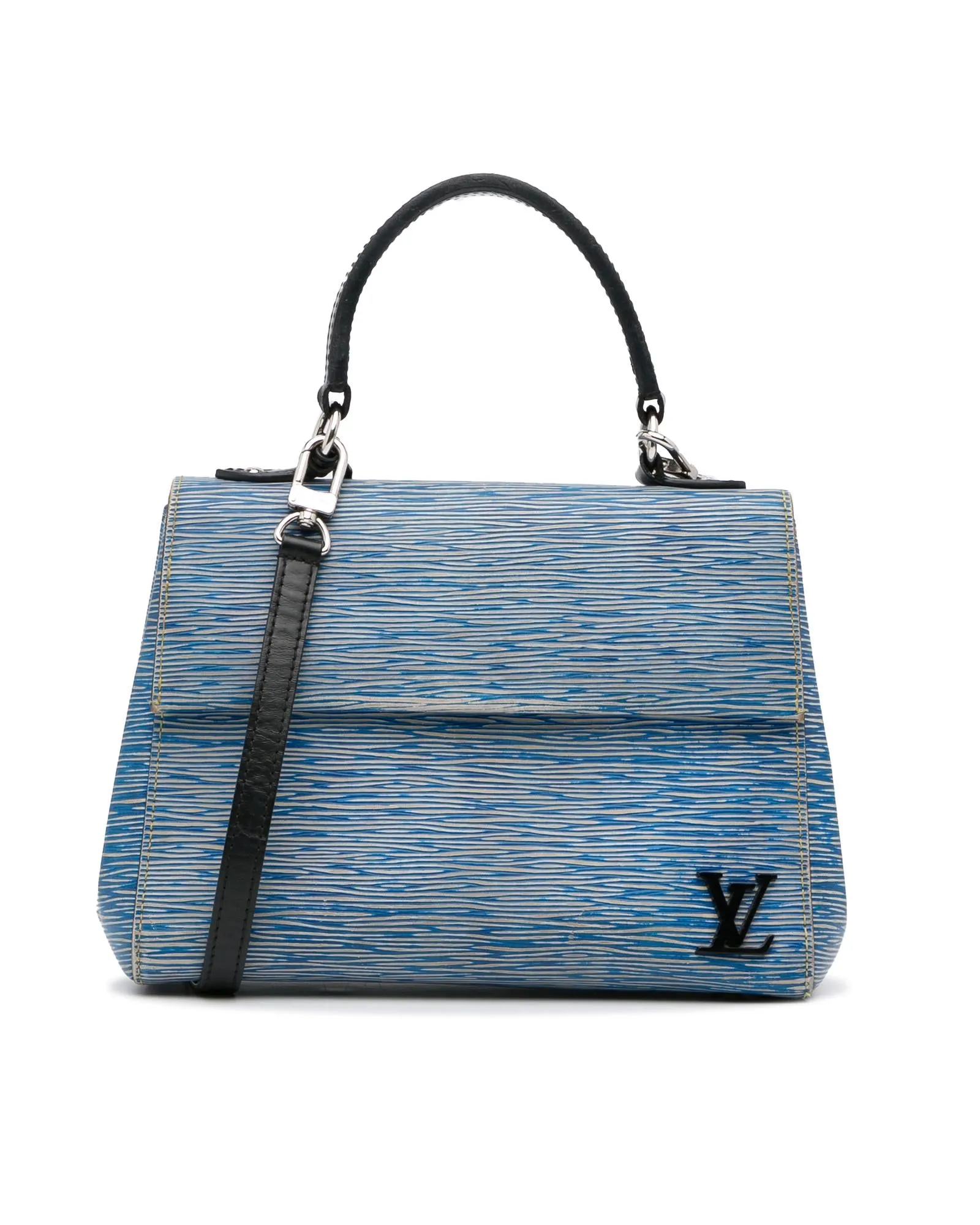 Louis Vuitton Alma BB Epi Leather Handbag in Blue