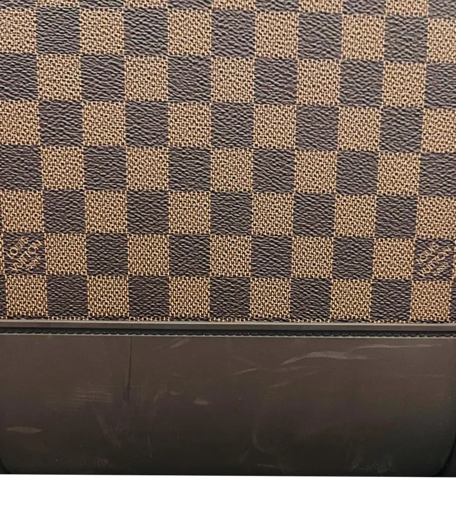 Louis Vuitton Damier Ebene Coated Canvas Eole Convertible Rolling Luggage Bag