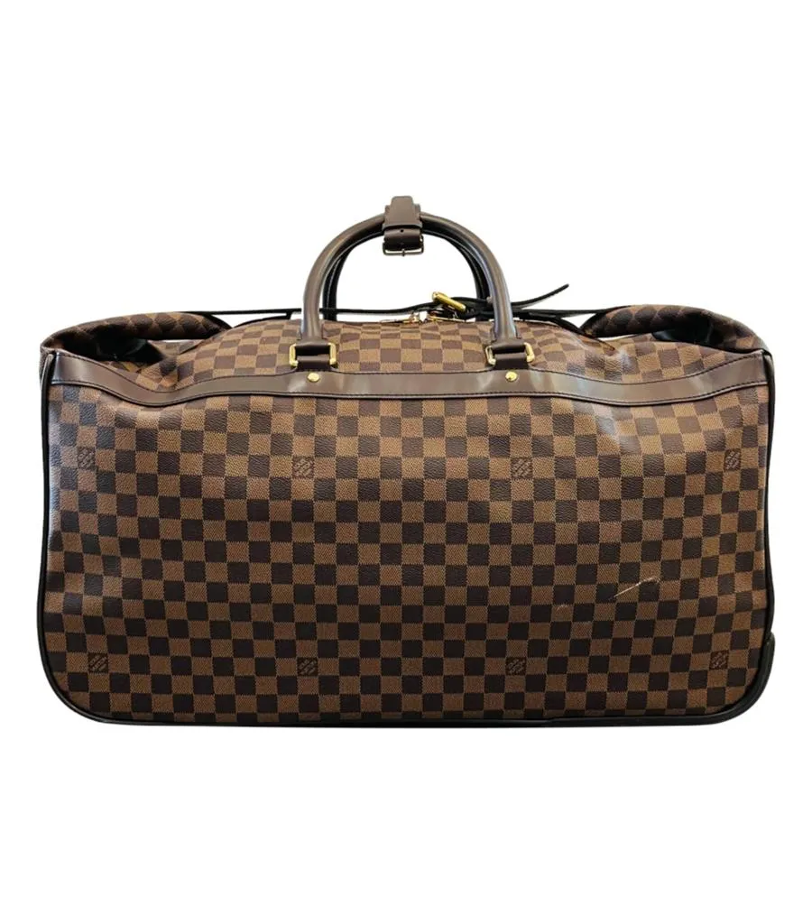 Louis Vuitton Damier Ebene Coated Canvas Eole Convertible Rolling Luggage Bag