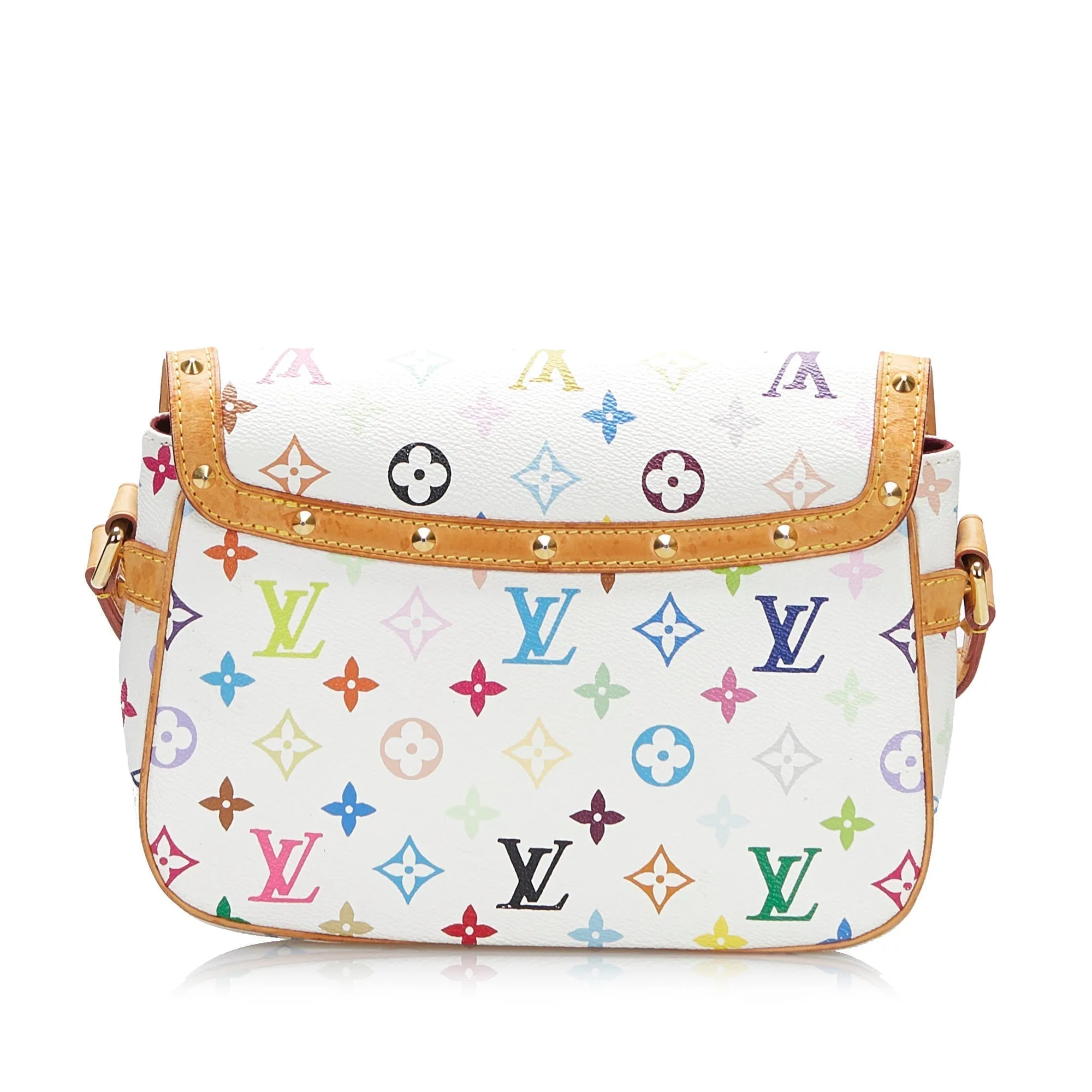 Louis Vuitton Sologne White Multicolor Monogram Canvas