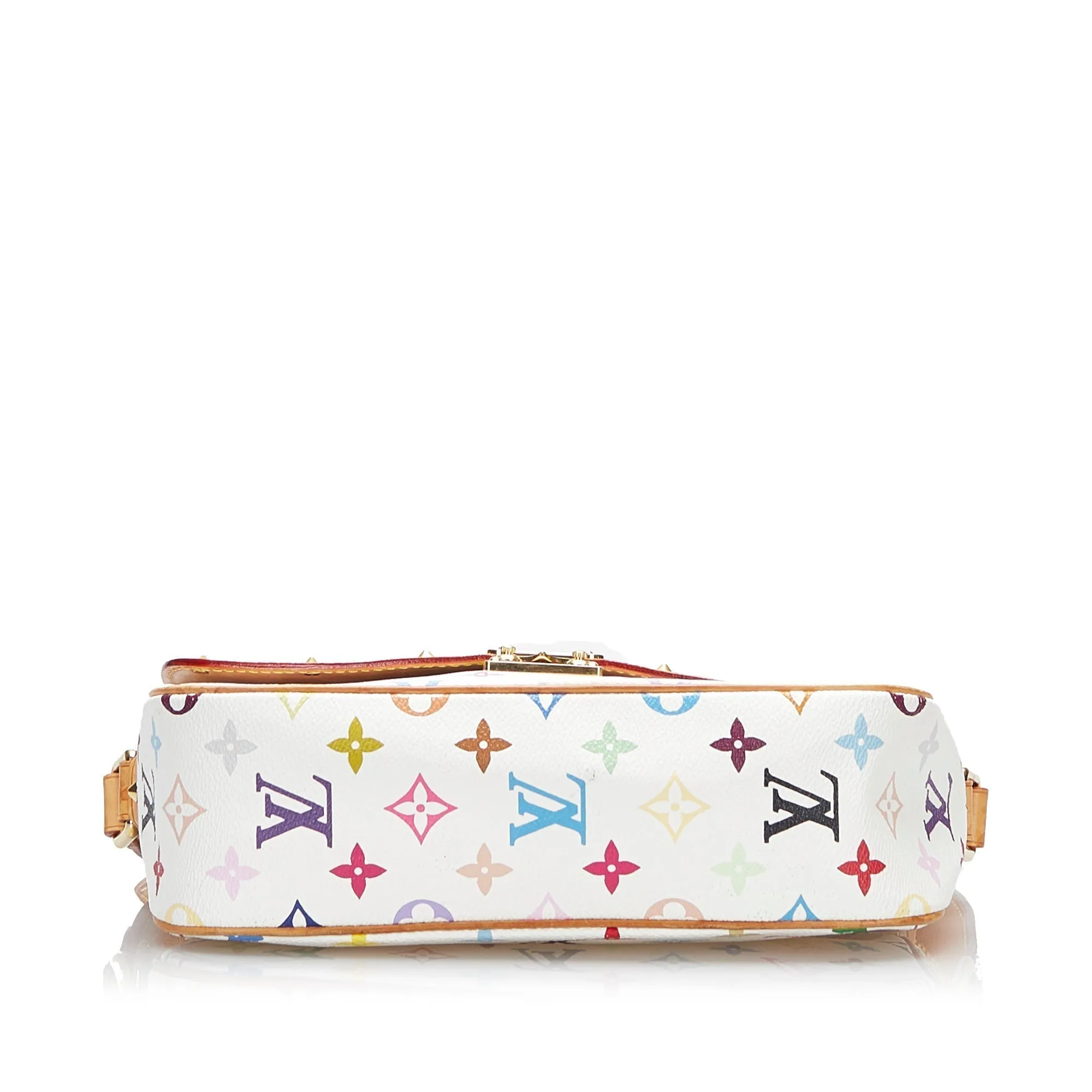 Louis Vuitton Sologne White Multicolor Monogram Canvas