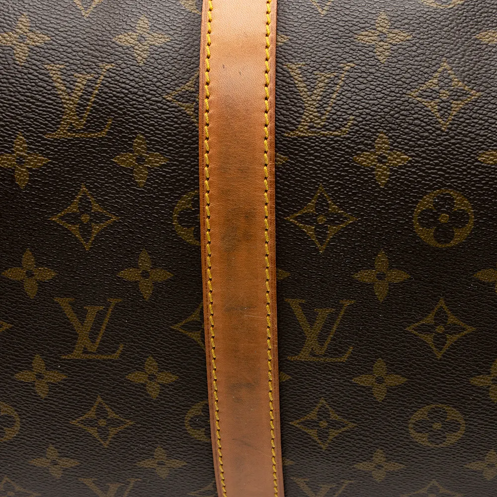 Louis Vuitton Vintage Monogram Canvas Keepall Bandouliere 50 Duffel Bag (SHF-20375)