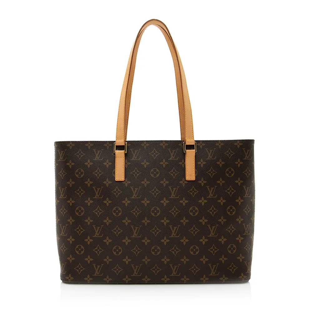 Louis Vuitton Vintage Monogram Canvas Luco Tote (SHF-21103)