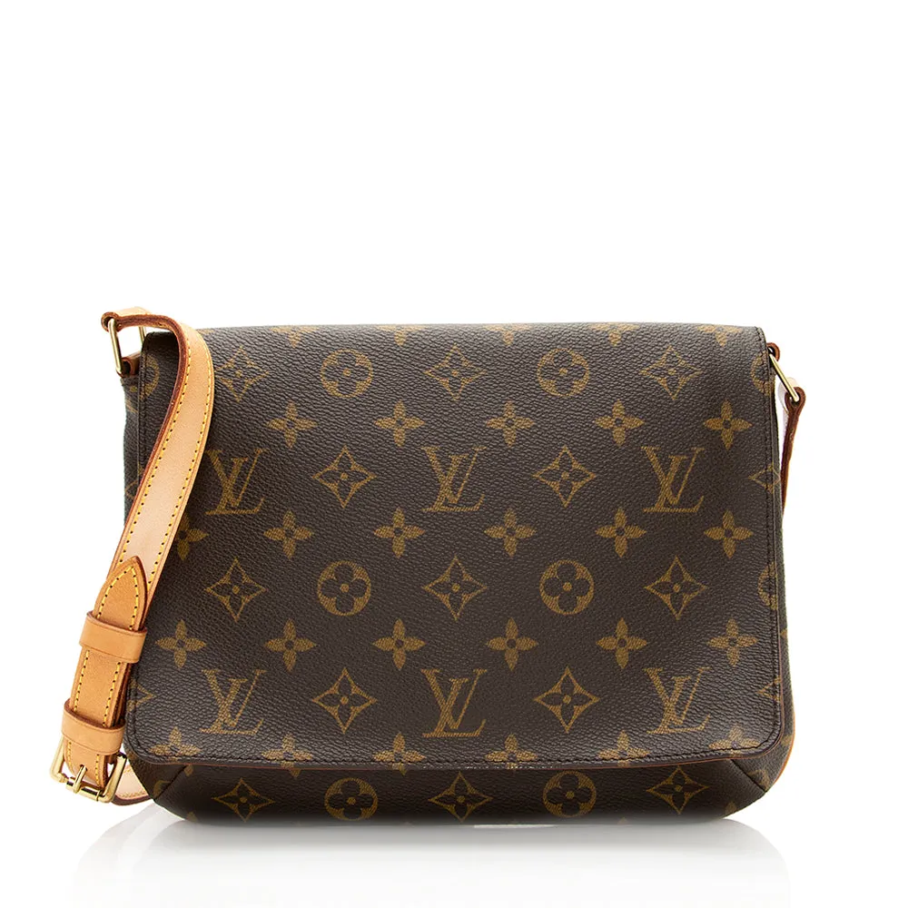 Louis Vuitton Vintage Monogram Canvas Musette Tango Shoulder Bag (SHF-187422)