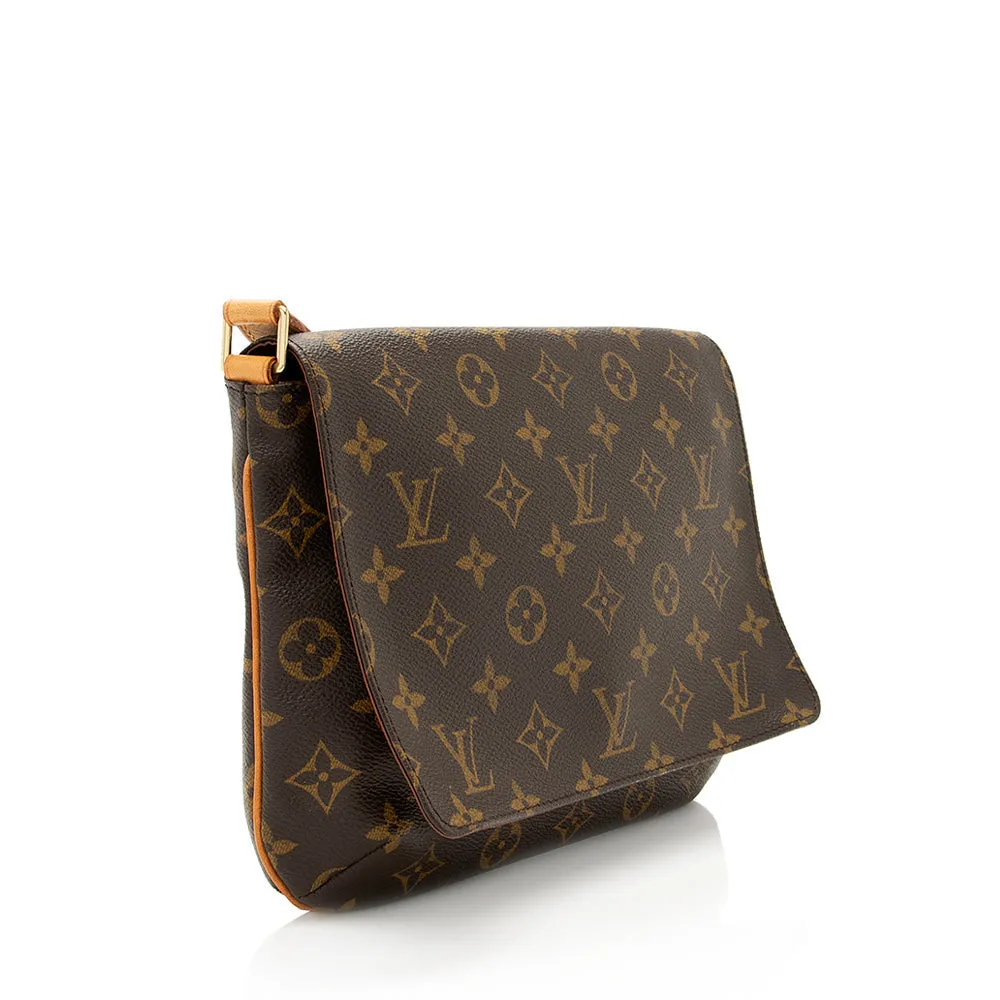 Louis Vuitton Vintage Monogram Canvas Musette Tango Shoulder Bag (SHF-187422)