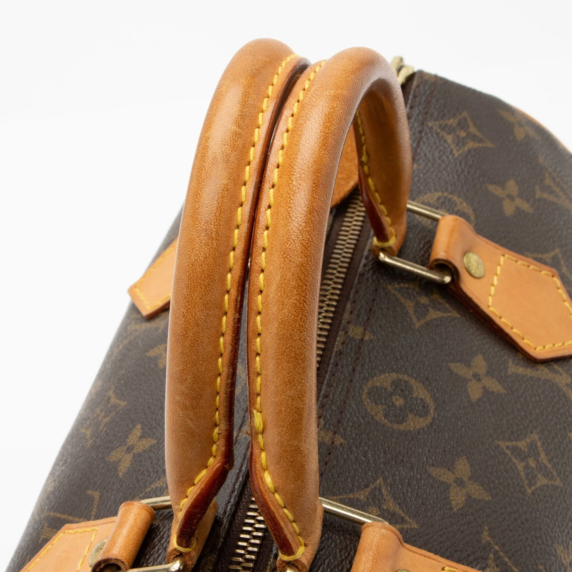 Louis Vuitton Vintage Monogram Canvas Speedy 30 Satchel (SHF-Lkta84)